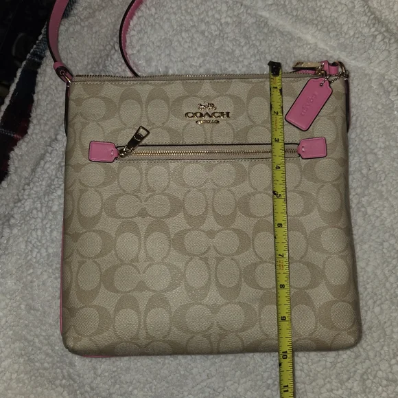 Coach Beige and Pink Women's Bag - Picture 6 of 6